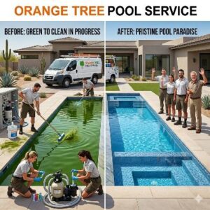 Pool Services green to clean pool service in Phoenix
